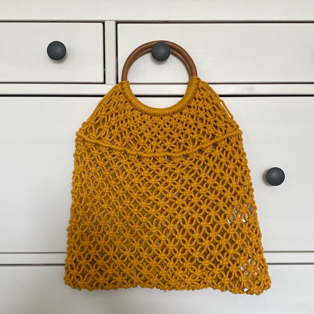 Handbag Crochet Mustard